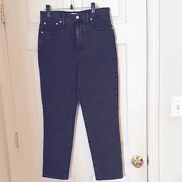 Madewell Charcoal Denim Jeans - Picture 1 of 9